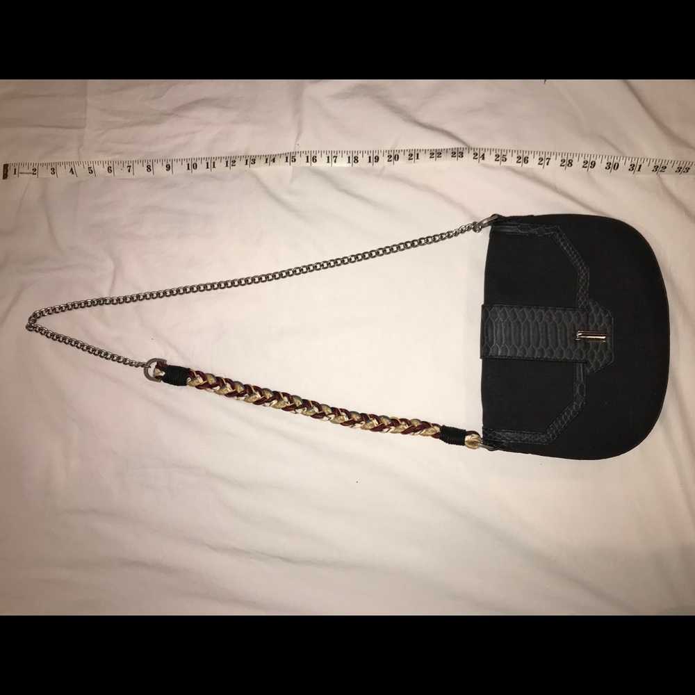 Rachel Rachel Roy Braid Black Cross Body